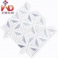 卡拉拉白石材马赛克三角形拼花大理石背景墙Triangle mosaic